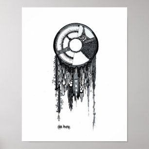 Póster Dreamcatcher - fundo branco