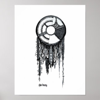 Póster Dreamcatcher - Fundo Branco