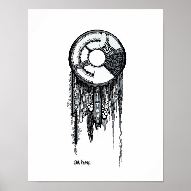 Póster Dreamcatcher - Fundo Branco (Frente)