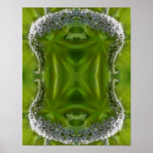 Poster Dreamling Curling White Abstrato