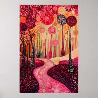 Poster Dreamscape Surrealista Cósmico 1808