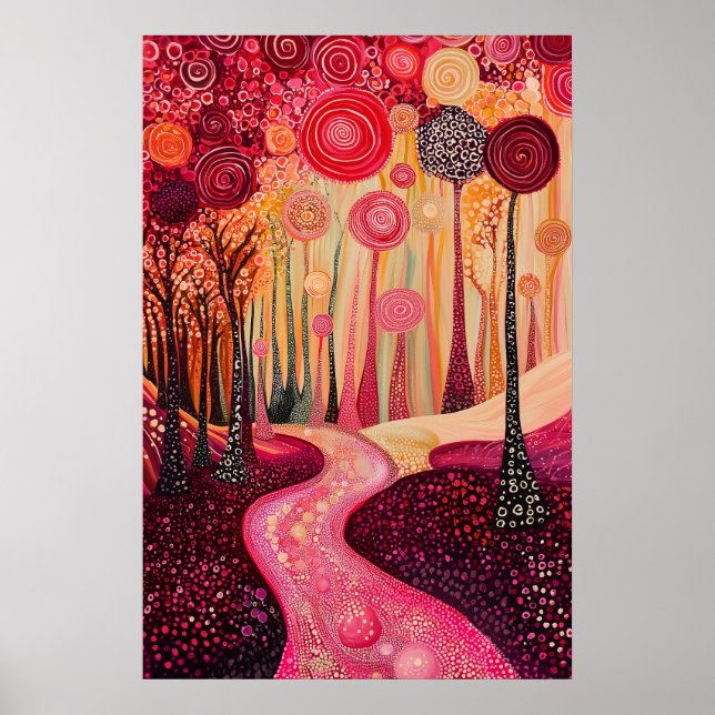 Poster Dreamscape Surrealista Cósmico 1808 (Frente)