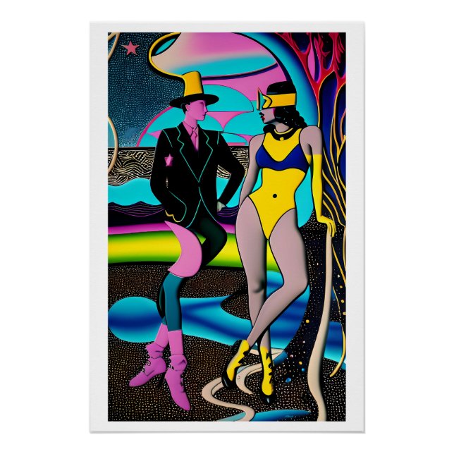 Póster Dreamwave - Ken Gage Art (Frente)