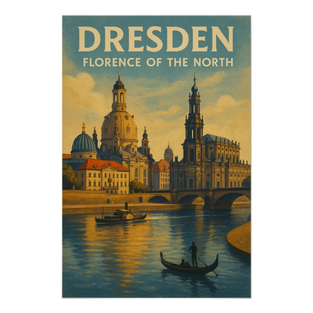 Póster DRESDEN — Florença do Norte (Frente)