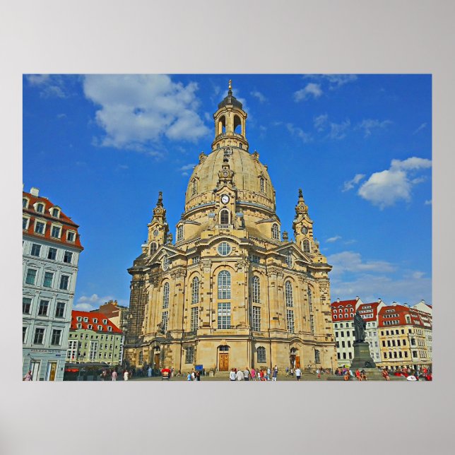 Poster Dresden Frauenkirche (Frente)