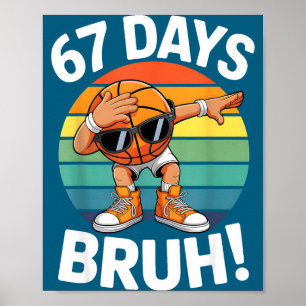 Poster Drible de Basquete Hilário Bruh 67 Dias de Escola