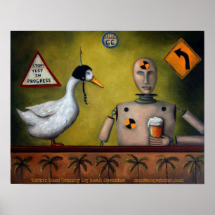 Póster Drink Test Dummy, "Drink Test Dummy" De Leah Sa...