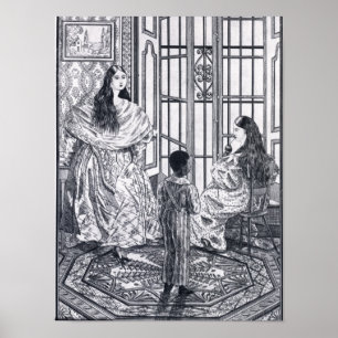 Póster Drinking Mate in Buenos Aires