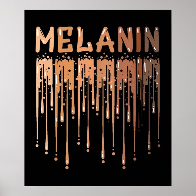 Poster Drippin Melanin (Frente)