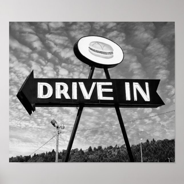 Póster Drive In Burgers (Frente)