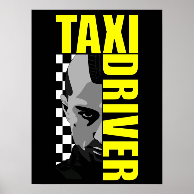 Poster Driver de táxi (Frente)