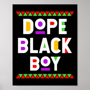 Poster Droga Black Boy African American Black History Mon