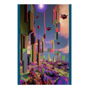Póster Drones do Inferno