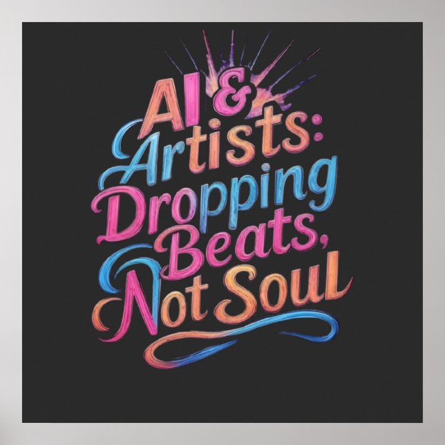 Poster Dropping Beats (Frente)