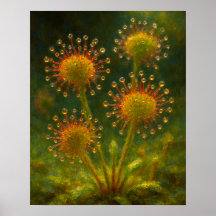 Drosera: Elegância Tóxica Arte Impressionista