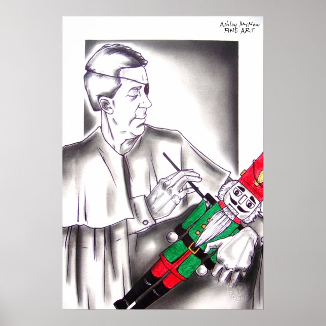 Póster Drosselmeyer do Balé Nutcracker (Frente)