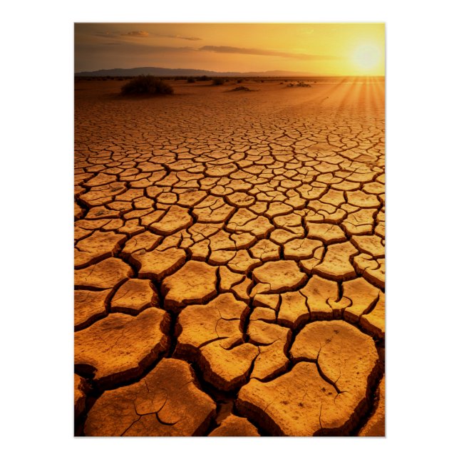 Póster Drought Sunset (Frente)