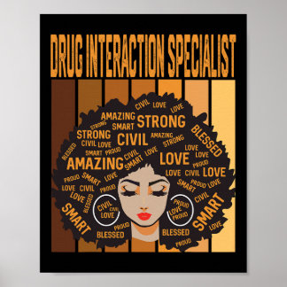 Poster Drug Interaction Specialist Black History Month Pr