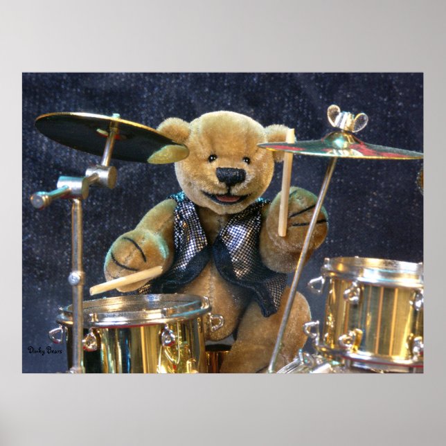 Poster Drummer Dinky Bears (Frente)