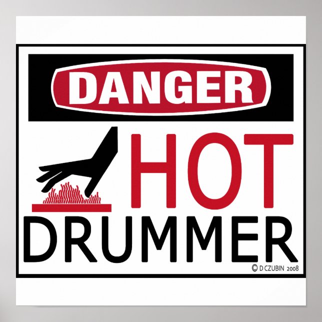 Póster Drummer Quente (Frente)