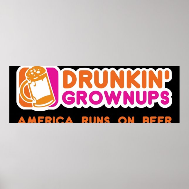 Poster Drunkin Growth America Version (Frente)