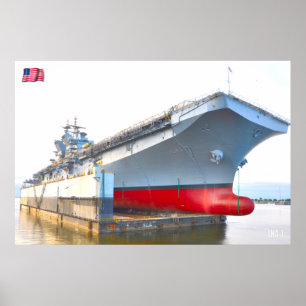Poster DRY DOCK! - Navios Navais dos EUA