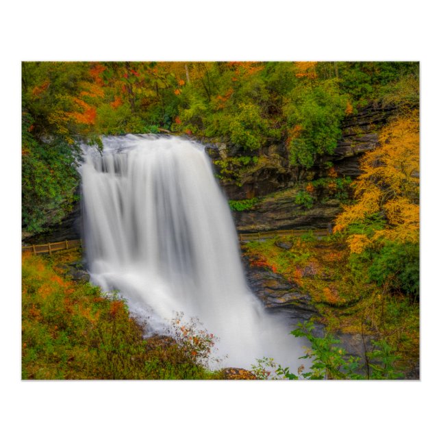 Póster Dry Falls North Carolina (Frente)