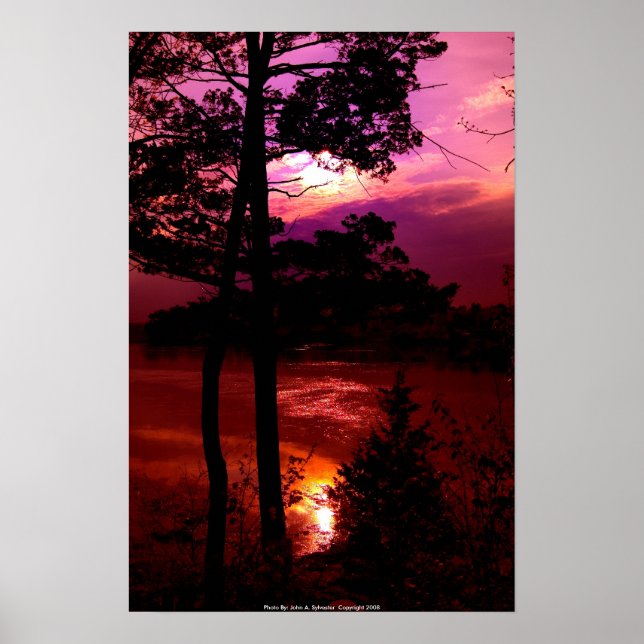 POSTER DSC_9022_sunset na Reserva de Peases (Frente)