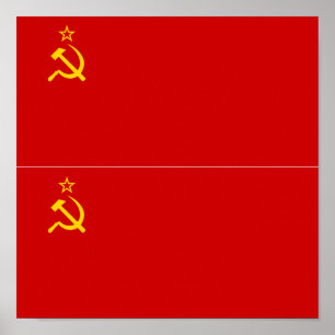 Poster DUAS Bandeiras da União Soviética