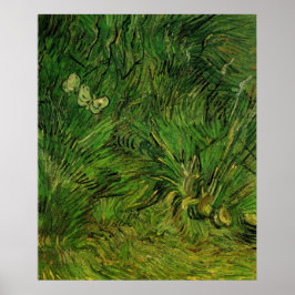 Póster Duas Borboletas Brancas de Vincent van Gogh