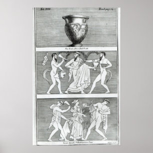 Poster Duas Cenas de um Vaso Etrusco