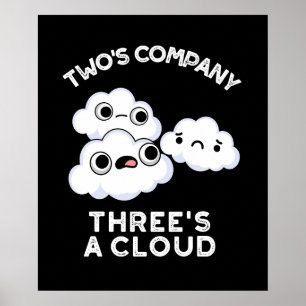 Poster Duas Companhias Três Uma Nuvem Clima Escuro BG