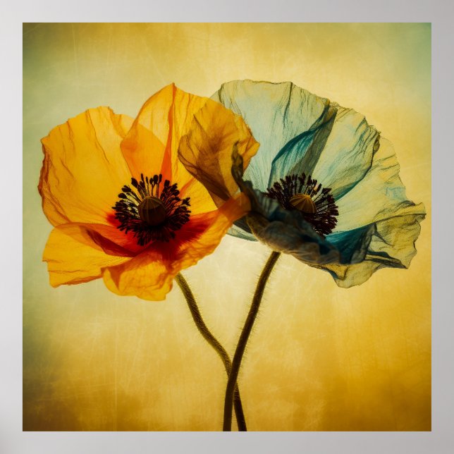 Poster Duas Flores (Frente)