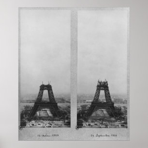 Poster Duas ideias da construção do Eiffel