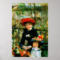 Duas Irmãs no Terraço por Renoir