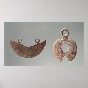 Póster Duas lâminas, do cemitério Hallstatt