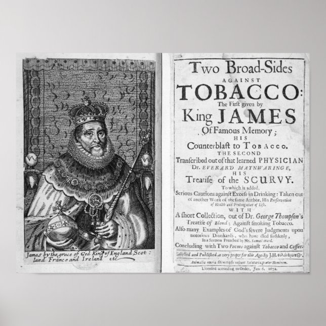 Póster "Duas Latas Contra O Cigarro (Frente)