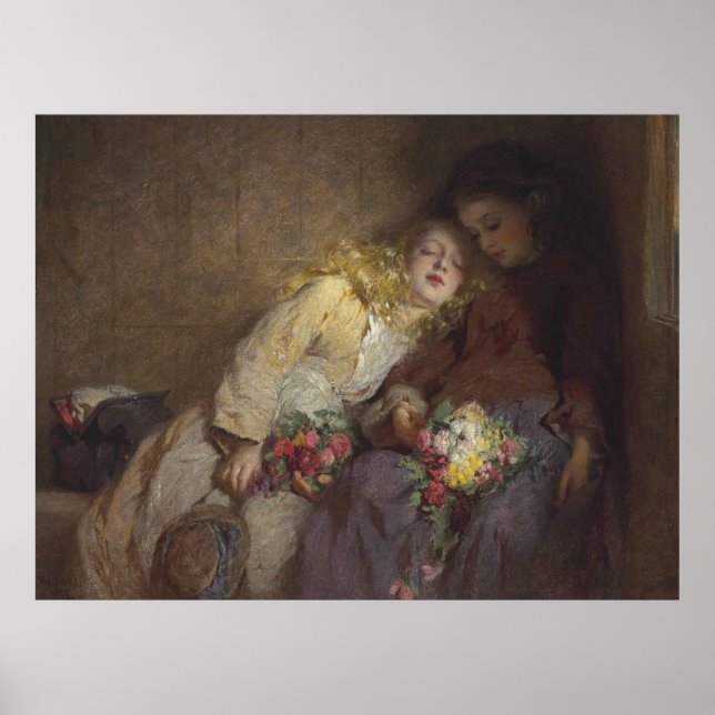 Poster Duas Meninas Jovens Retornando Para Casa (Frente)