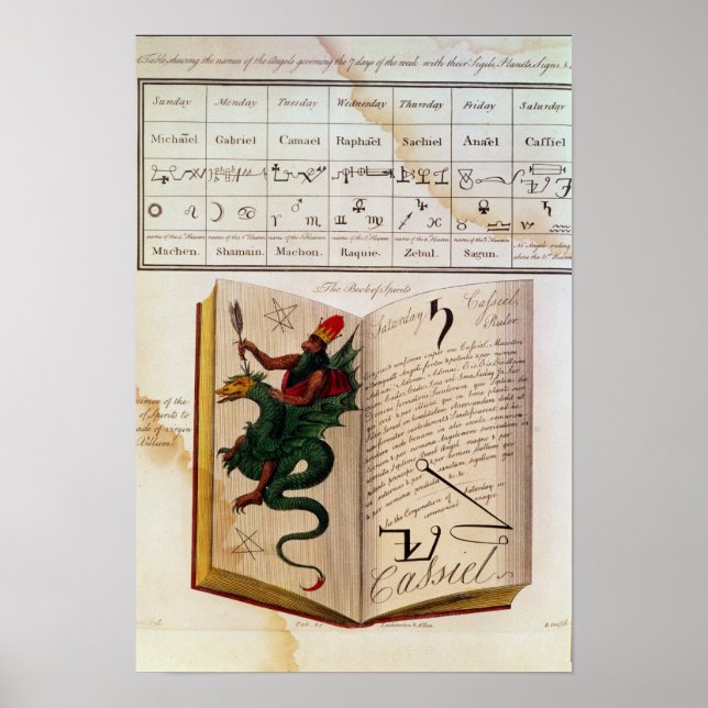 Póster Duas páginas de 'O Mágus' (Frente)