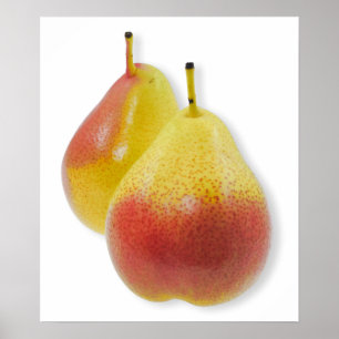 Póster Duas peras maduras