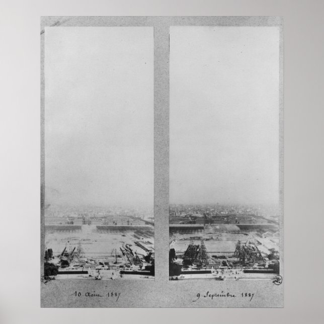 Poster Duas perspectivas sobre a construção do Eiffel 2 (Frente)
