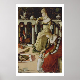 Póster Duas senhoras Venetian (painel)