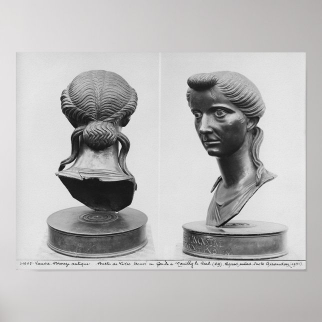 Poster Duas visões de um busto de Livia (Frente)
