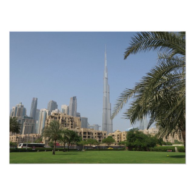 Póster Dubai Emirados Árabes Unidos (Frente)