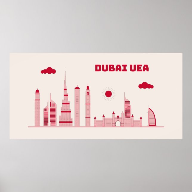 Poster Dubai UEA (Frente)