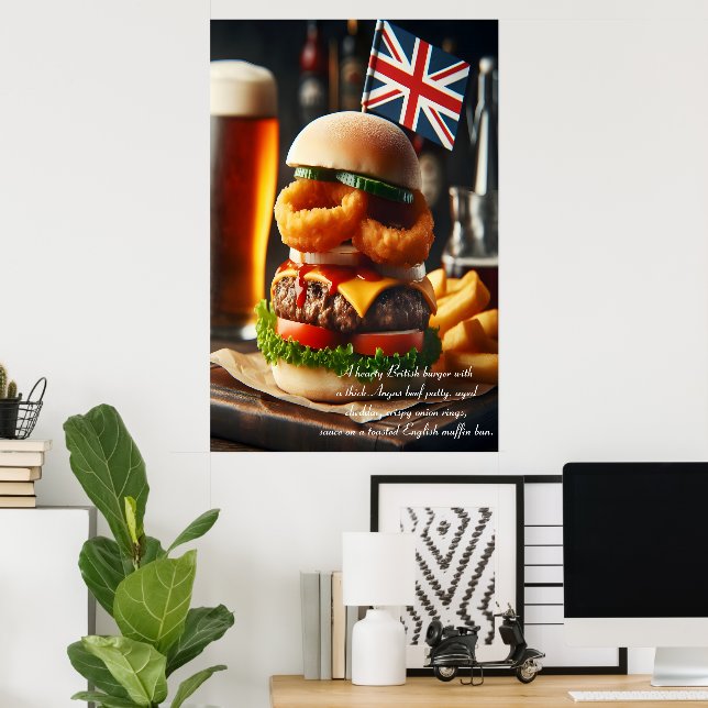 Poster Dublin Delight Burger 24x36 (Escritório em casa)