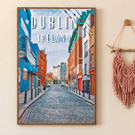 Poster Dublin, la ville des tradicionais irlandaisaisaisa<br><div class="desc">Dublin est la plus grande ville de l'île d'Irlande et de l'État d'Irlande,  dont elle est la capitale (Belfast étant la capitale de l'Irlande du Nord). La ville est située sur la côte orientale de l'île et au center du comté de Dublin.</div>