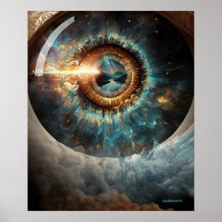 Poster Dubman Designs: Olho de Deus, Rio de Esperança