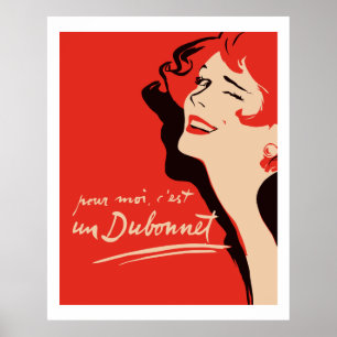 Póster Dubonnet (anúncios franceses do vintage)