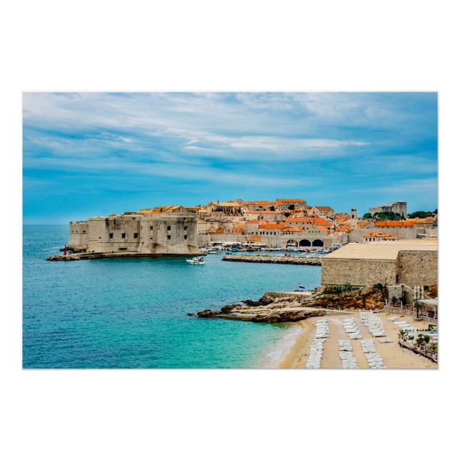 Póster Dubrovnik Beach (Frente)